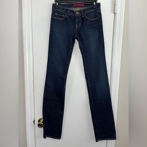 J Brand Cigarette Leg dark denim blue jeans size 24